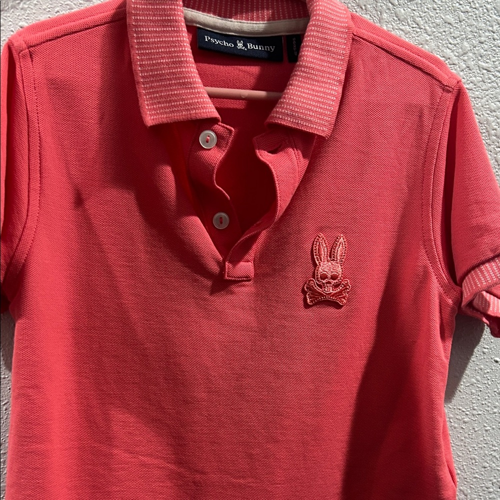 Psycho Bunny Kids Polo Shirt - Coral